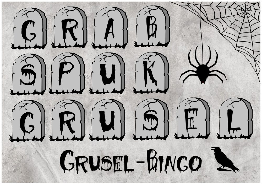 Grusel-Bingo